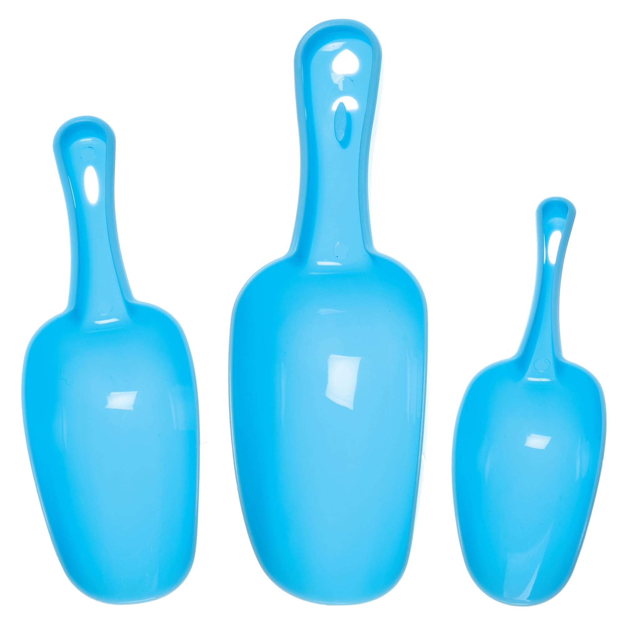Baker Ross FN472 Plastic Scoops - Pack of 6, Arts and Crafts Tools, Tuff Tray Accessories