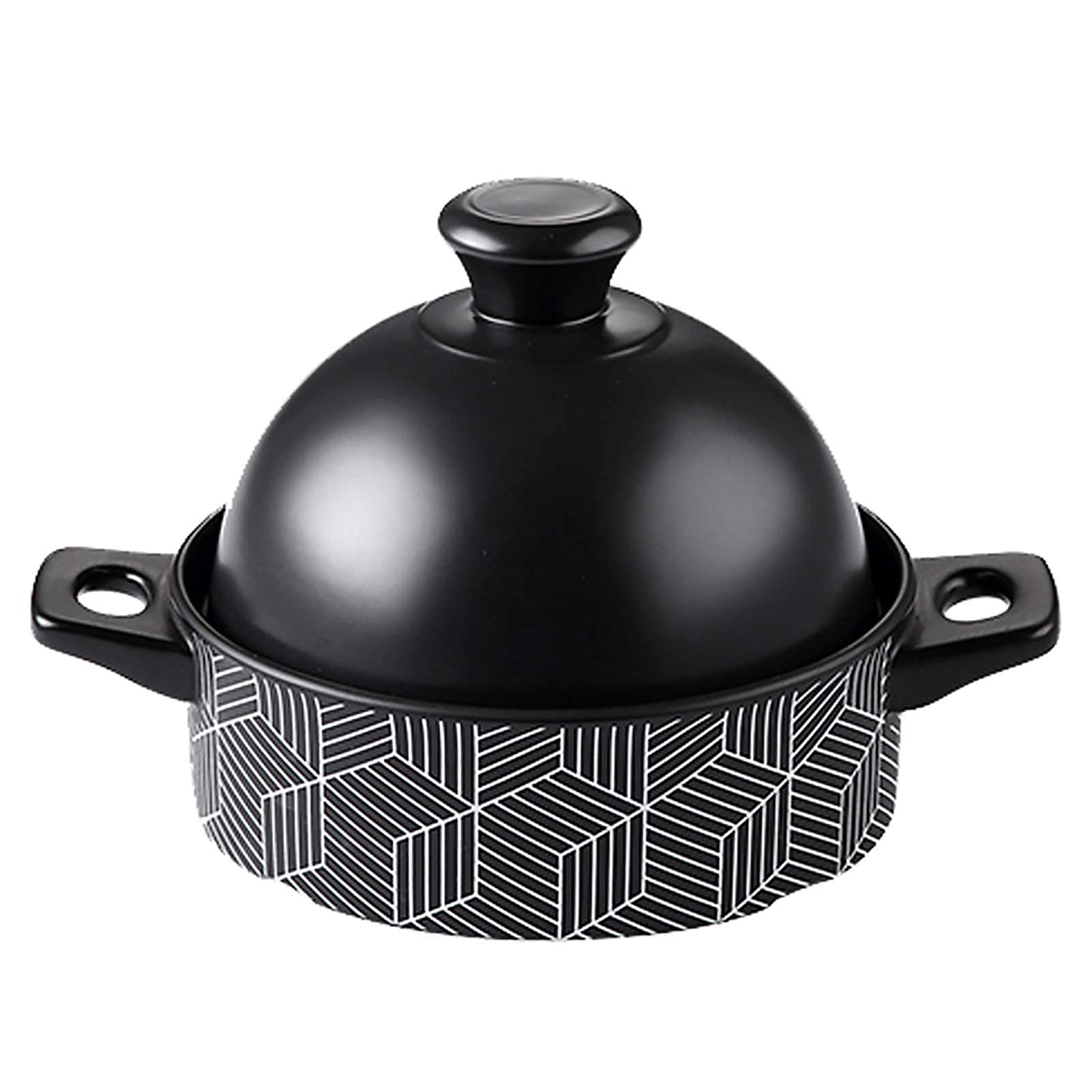 NERDOH Moroccan Cooking Pot with 2 Handle Cooking Pot for Cooking and Stew Casserole Slow Cooker Cooking for