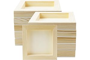Unleash Your Creativity with 5x5 Unfinished Wood Frames: A Canvas for Your Artistic Vision