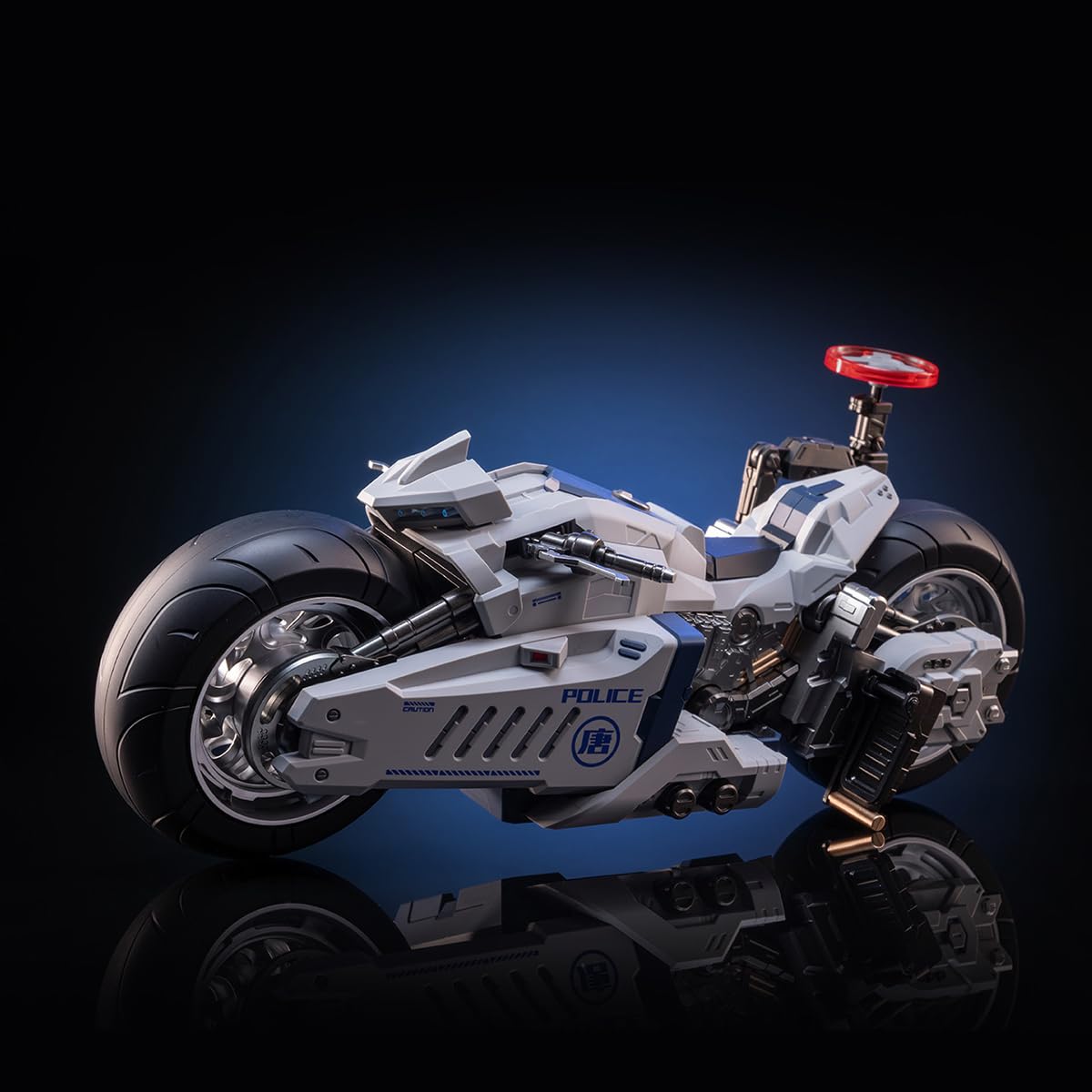 HIPLAY MOSHOW Chang'an Guard Mecha Policyjny Motocykl i Pies Robot MSC0004 Zestaw Figurek Kolekcjonerskich