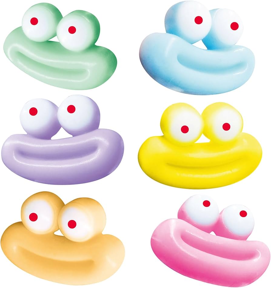 Amazon | たらこくちびるスクイーズ ぷにぷに もちもち 6色セット 【6