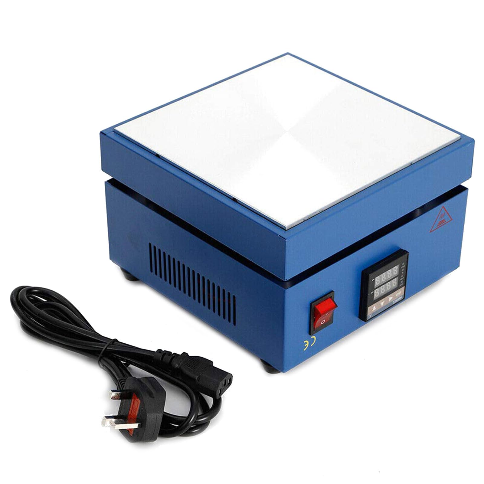 ZbOLi 850-W-Desktop-Handverpackungsmaschine, manuelle Umverpackungsmaschine mit dreidimensionalen Wärmeableitungslöchern, Zellophanverpackungsmaschine, kommerzielle Heizsiegelmaschine