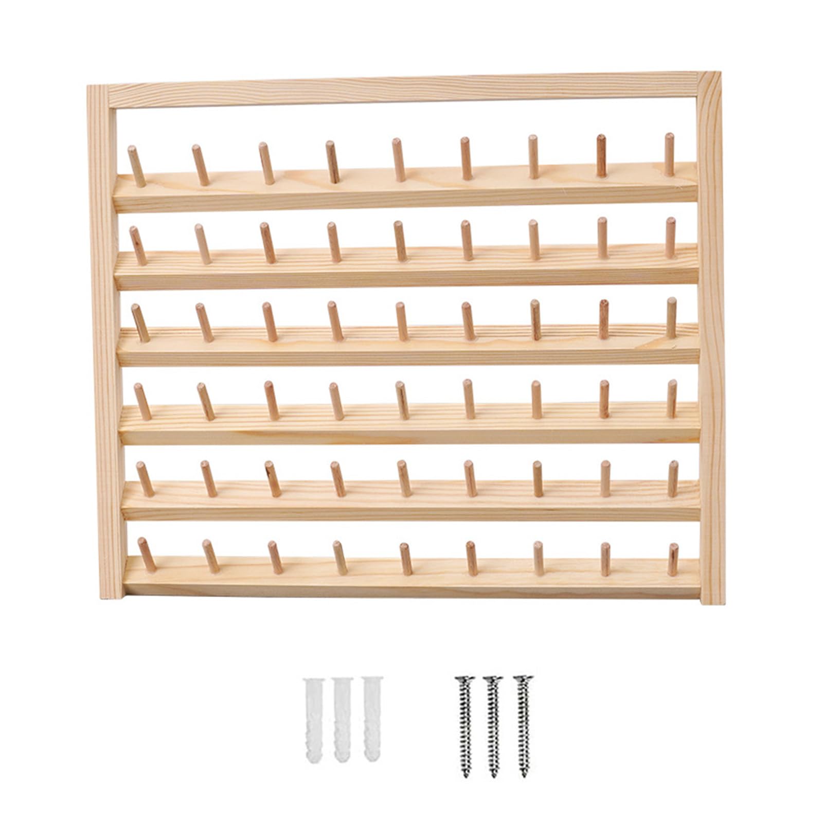 Tsophreniq 48/54 Spools Thread Rack Holder Organizers for Embroidery Sewing Storage and Hair Braiding Organiser Stands Organizers Rack for Sewing Quilting