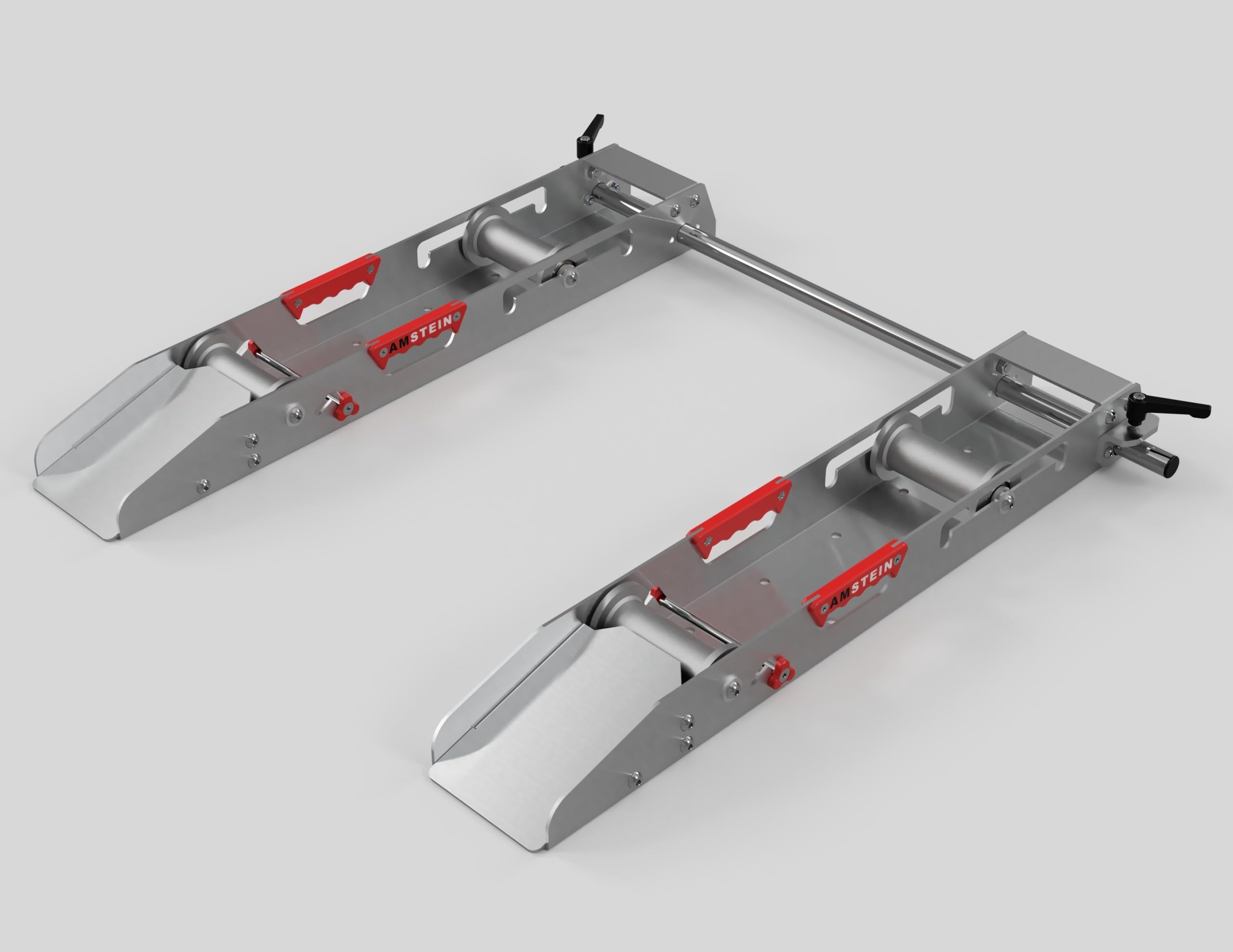 Profi Kabelabwickler AMR-1500 für Kabeltrommeln 600-1600 mm - Bis 1500kg Tragkraft - Robuster Trommelabroller Verzinkt mit Verriegelung & Antirutschmatte für Elektroinstallation Baustelle