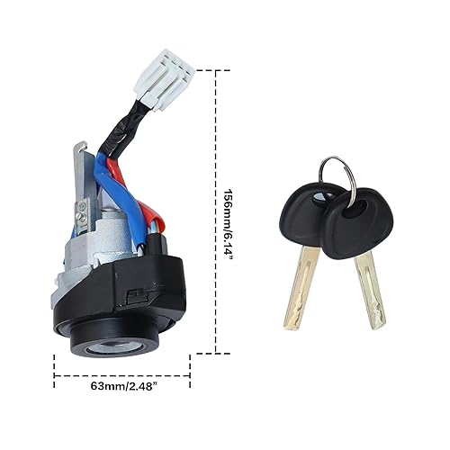 Miniatura 4 de GXARTS Cilindro de bloqueo de encendido y llave compatible con Hyundai Sonata 2015 2016 2017 Número de pieza 81900C1B00 81900-C1B00