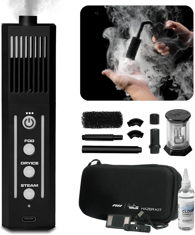 SmokeNINJA スモークニンジャ 小型フォグマシン 小型スモークマシン 71SGIjYjZYL.jpg_BO30,255,255,