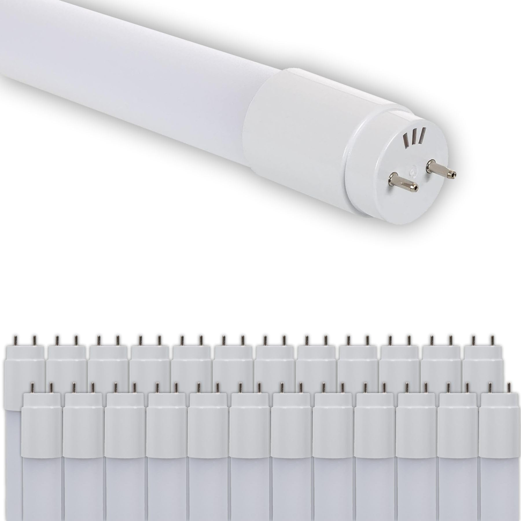 VZLED - Tubo fluorescente LED 60 cm T8 10W, Tubo LED 60cm, LED T8, Blanco Frío 6500ºk (Pack 25)