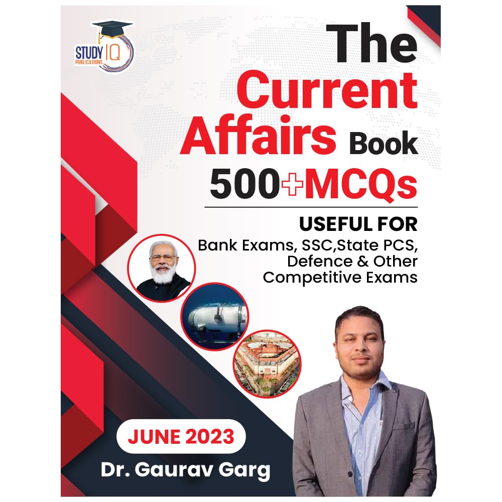 500+ MCQ's Current Affairs Book June 2023 By Dr. Gaurav Garg (English Edition)