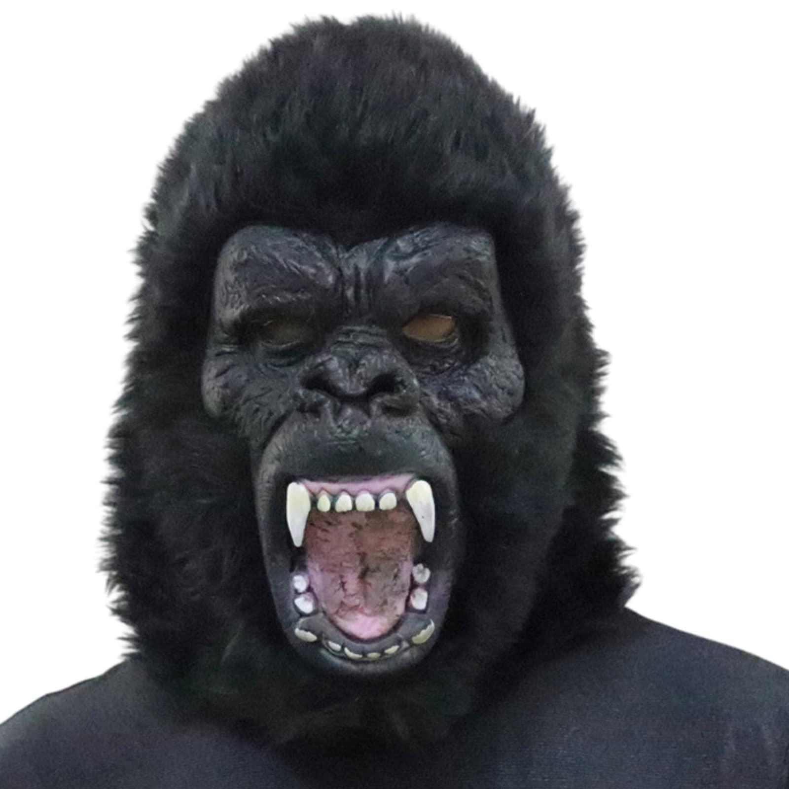 Latex Monkey Black Orangutan Mask Carnival Party Halloween Fun Novelty Animal Head Props for Adults