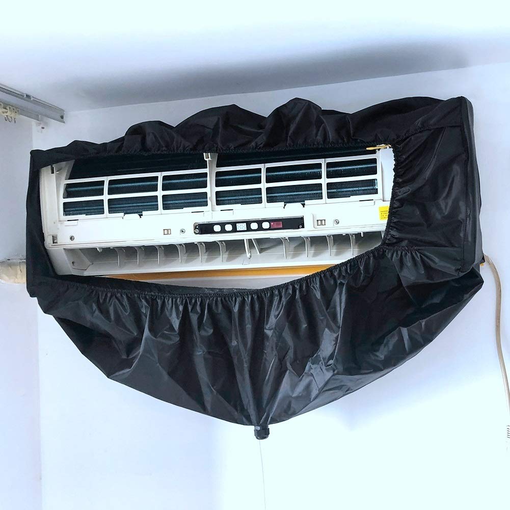 Image secondaire de Climatisation nettoyage couverture - Vobor climatisation mural Sac de nettoyage, Sac de protection anti-poussière lavage étanche