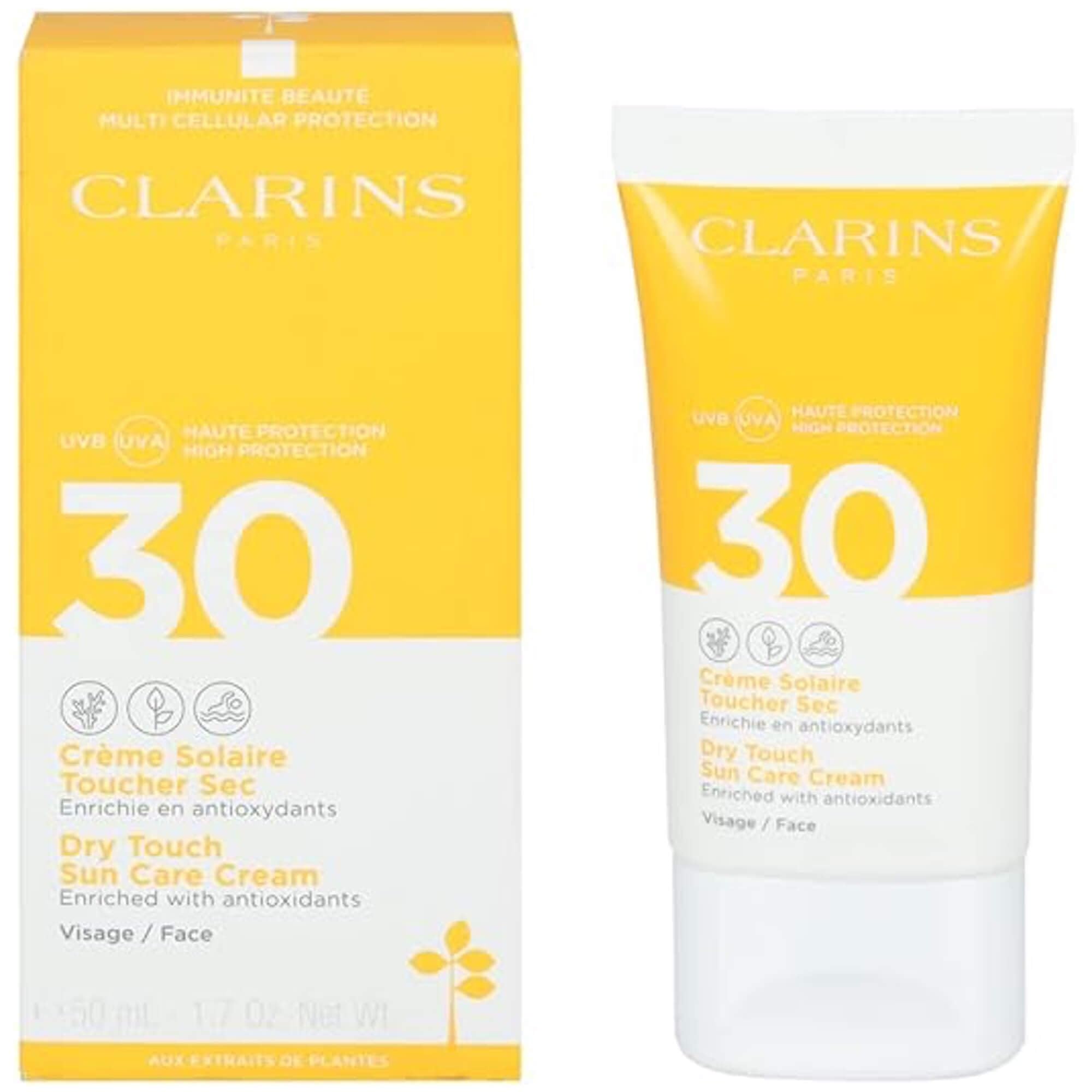 Clarins Dry Touch Sun Care Cream For Face SPF 30 50ml/1.7oz