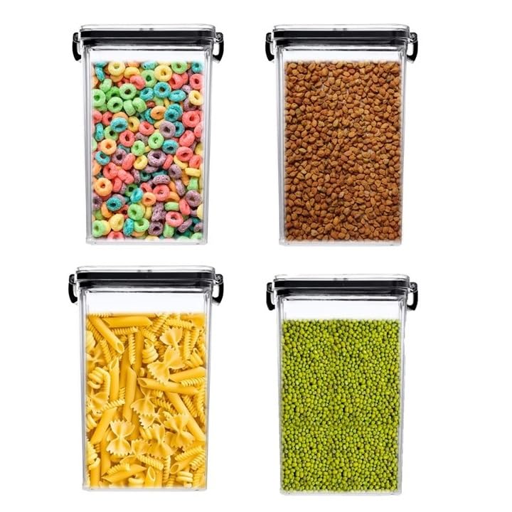 Nirency Airtight Kitchen Containers Set, Container for Kitchen Storage Set, Airtight Container Set for Kitchen | (4pcs-1100ml) (B0CRVMDS73) Amazon Price History, Amazon Price Tracker