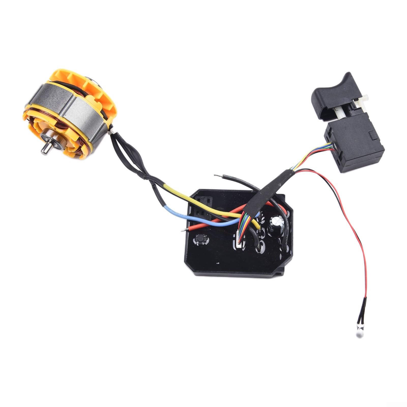 4815 Split Motor Assembly for 2106/161/169 Brushless Electric Wrench — 18V 300W Control Board, Motor & Switch Kit with 48mm Motor, 7-Tooth Gear, 52×62mm