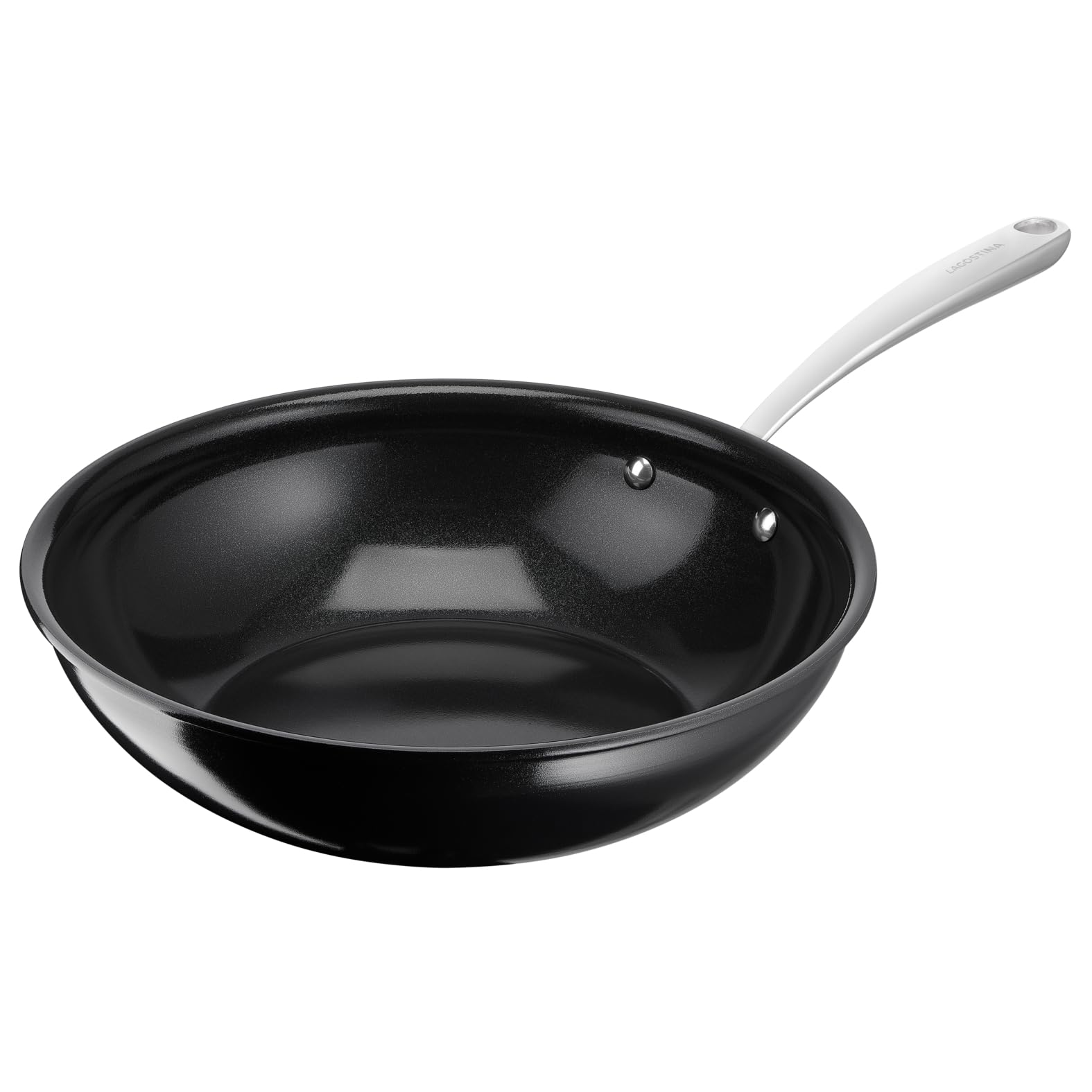 Lagostina Desideria, Wok 28 cm, Rivestimento in Ceramica Antiaderente, Progettata per Durare, Adatta all'Induzione, 010275041828
