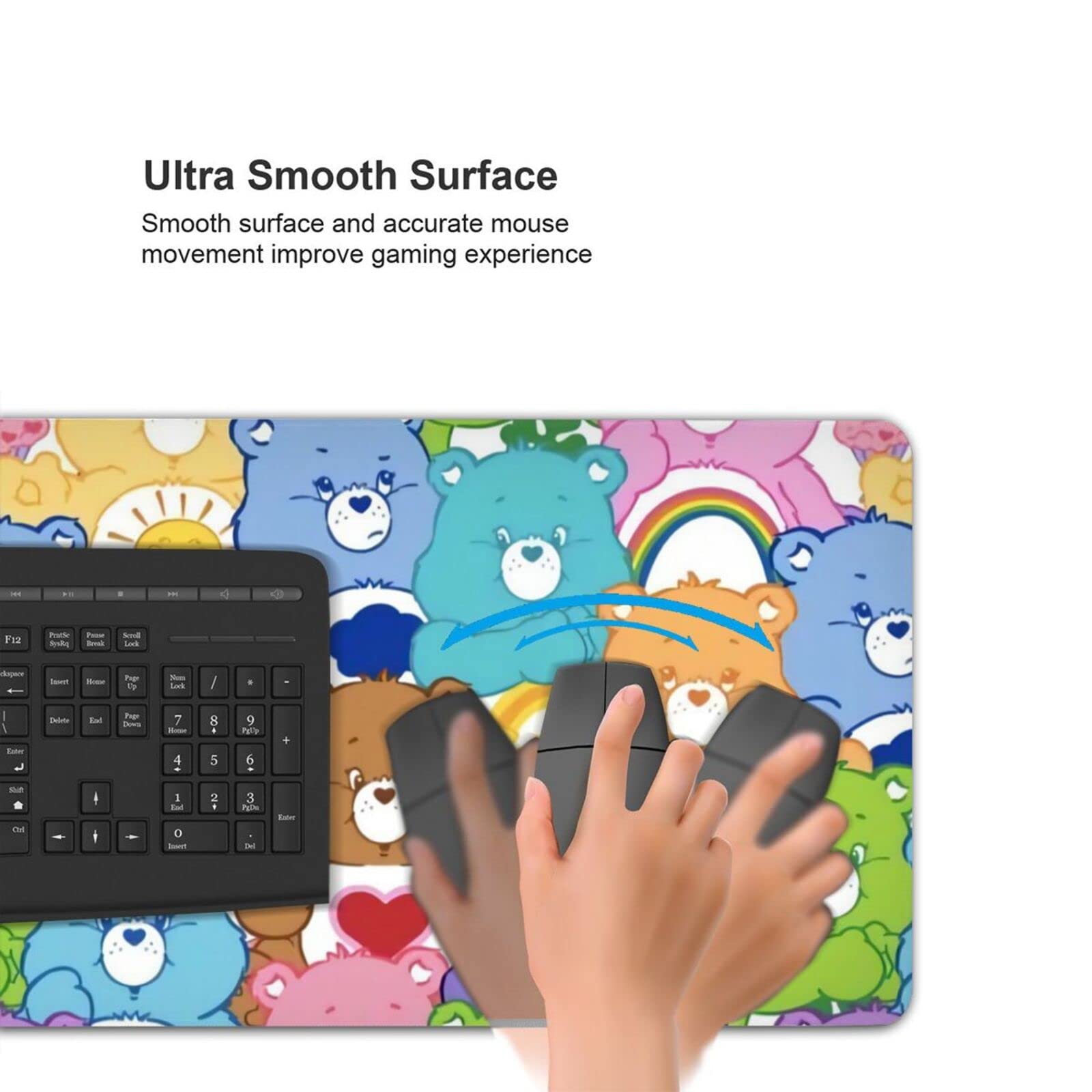 Amazon.co.jp: ケアベア2 おしゃれ マウスパッド ゲーミング オフィス