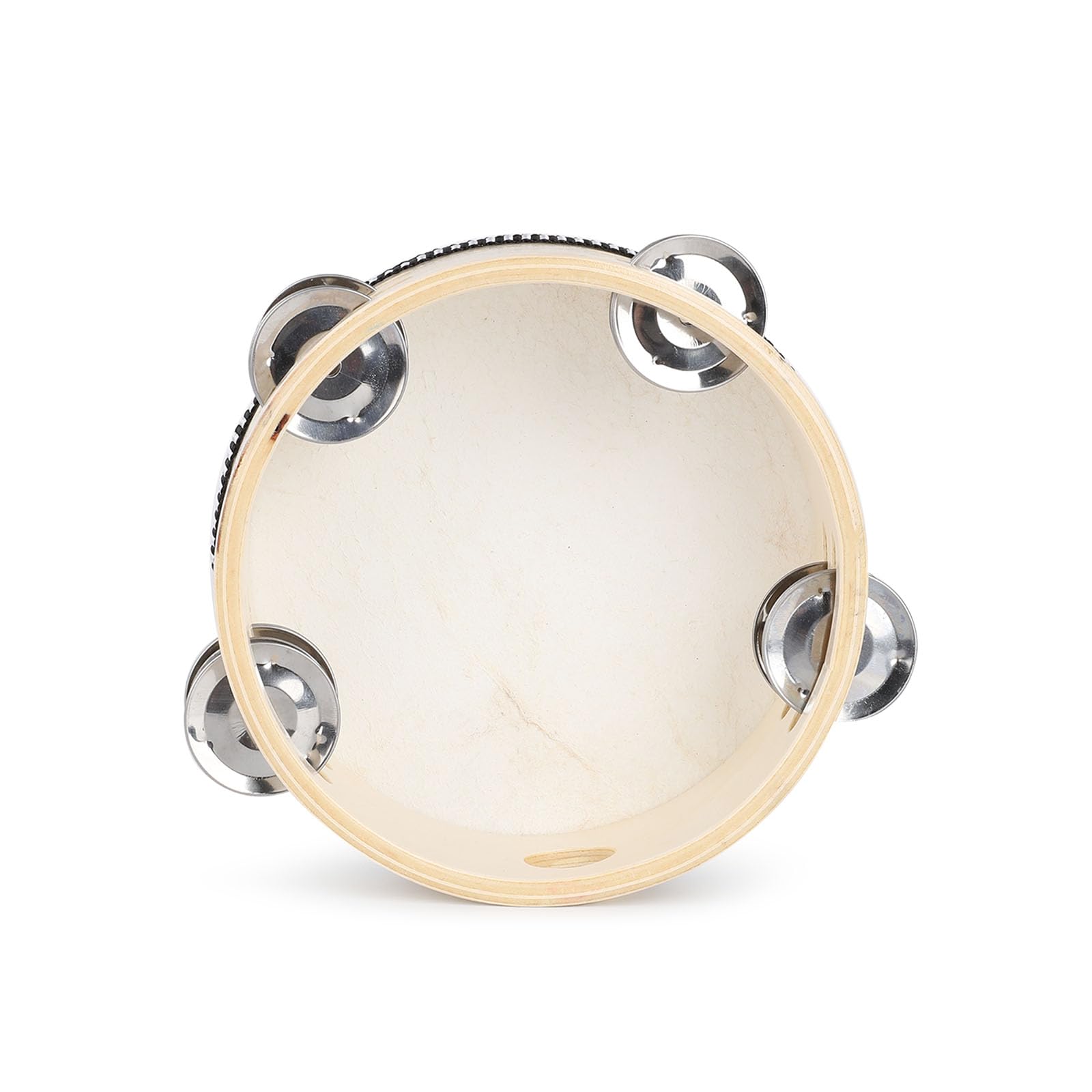 Amazon.com: LIEKE Tambourine 6 Inch Goatskin Drumhead Hand Held