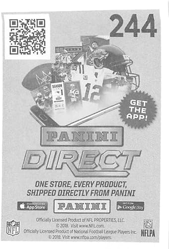 Miniatura 2 de 2018 Panini NFL Stickers Collection #244 Eli Manning New York Giants Official Football Sticker