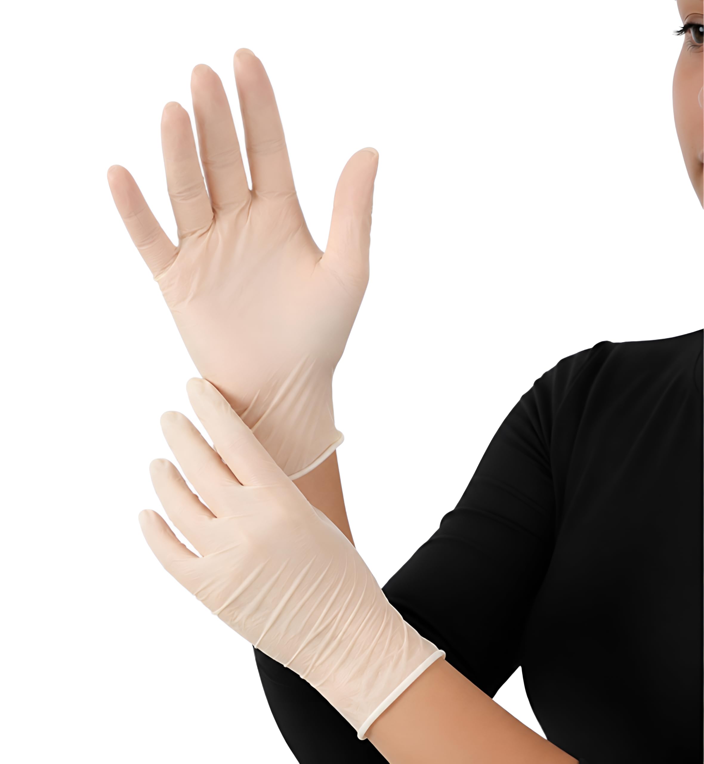 Unisex UV Protection Riding Gloves Pack of 2 – Full Finger Sun Protection Stretchable Breathable Cotton Gloves for Summer Outdoor Use Driving & Cycling (Skin/Beige)-image-48