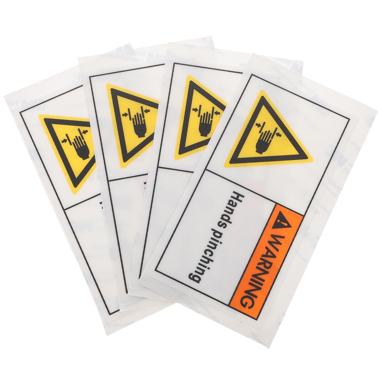 SOLUSTRE 16pièces Avertissement Sécurité Machines Signalisation Danger Écrasement Autocollants De Précaution Pour Équipements Industriels