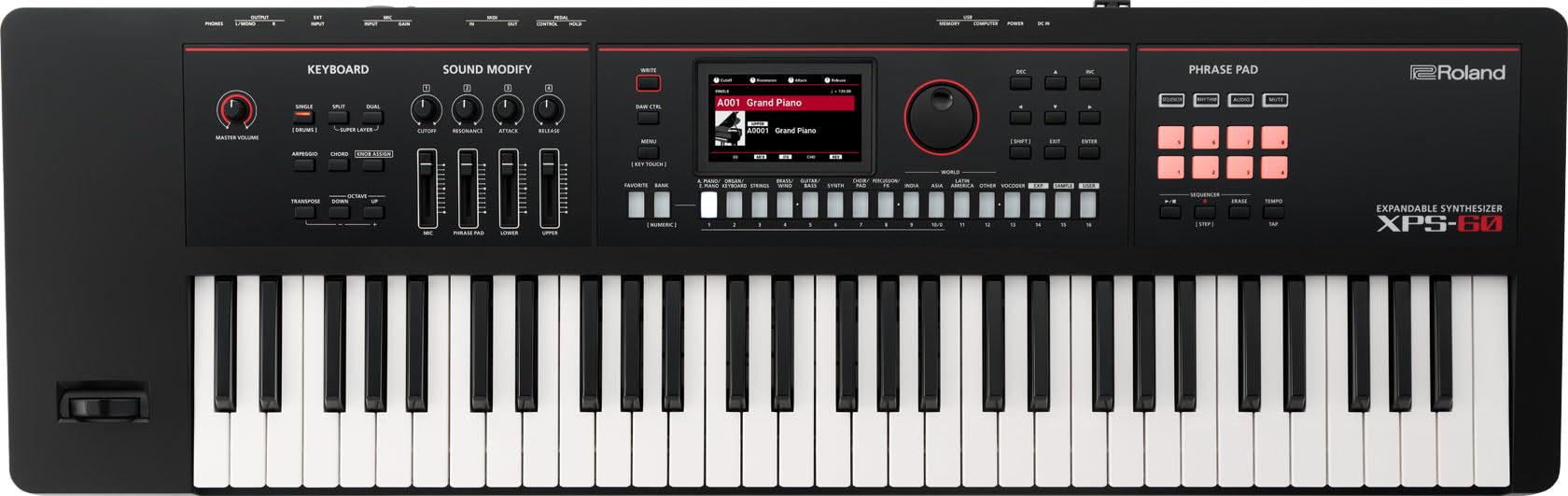Roland XPS-60 Expandable Synthesizer Keyboard, Electronic Musical