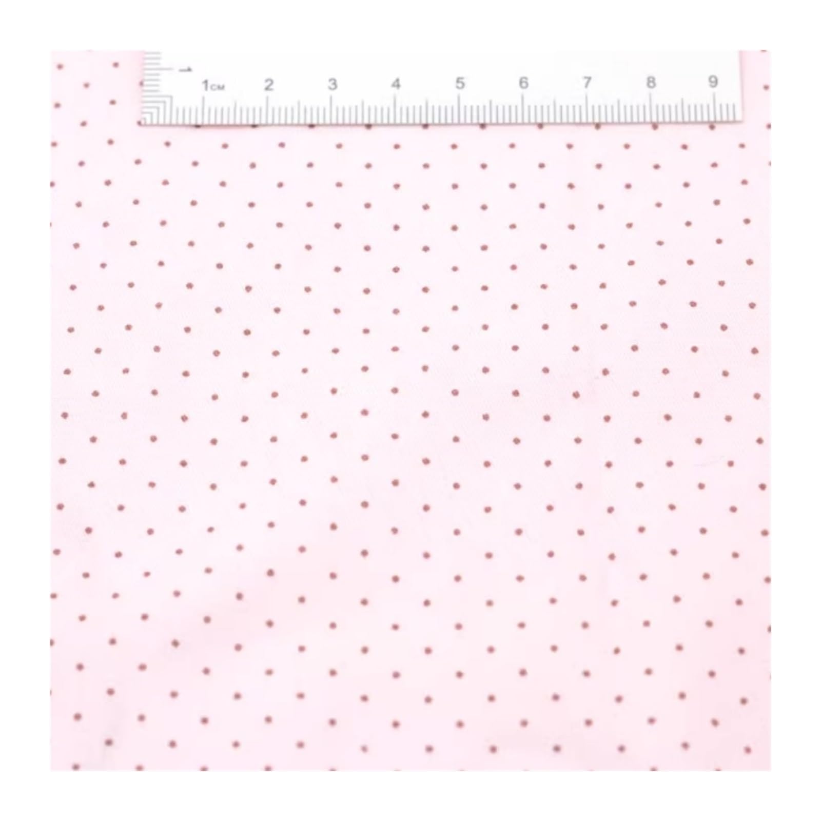 HKSDKABOP Polka Dots Cotton Twill Fabric 1mm Dot 160x50cm DIY Sewing Material(Color4)