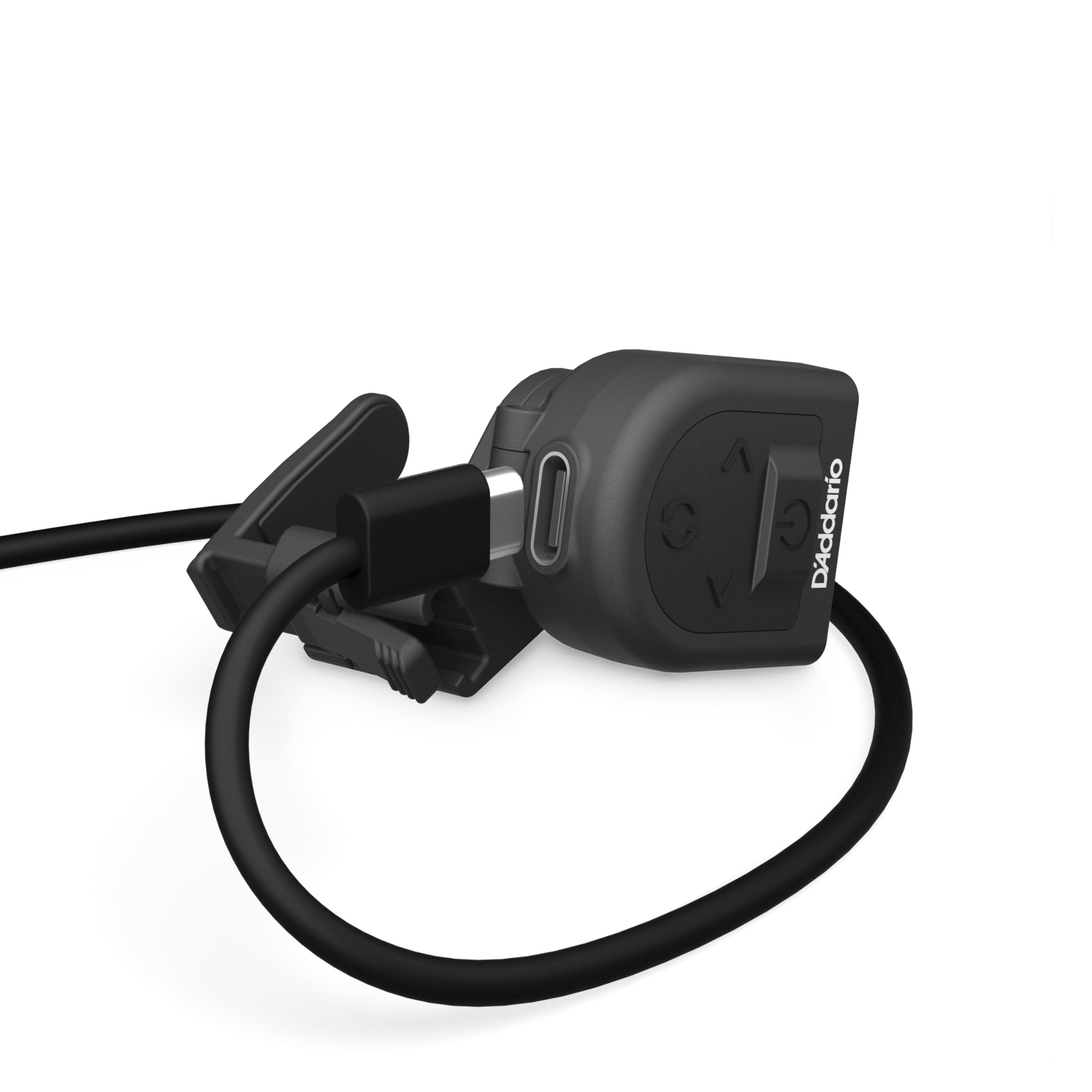 D'Addario PW-CT-12RC Micro Headstock Rechargeable Tuner, Black, Single Pack - Image 2