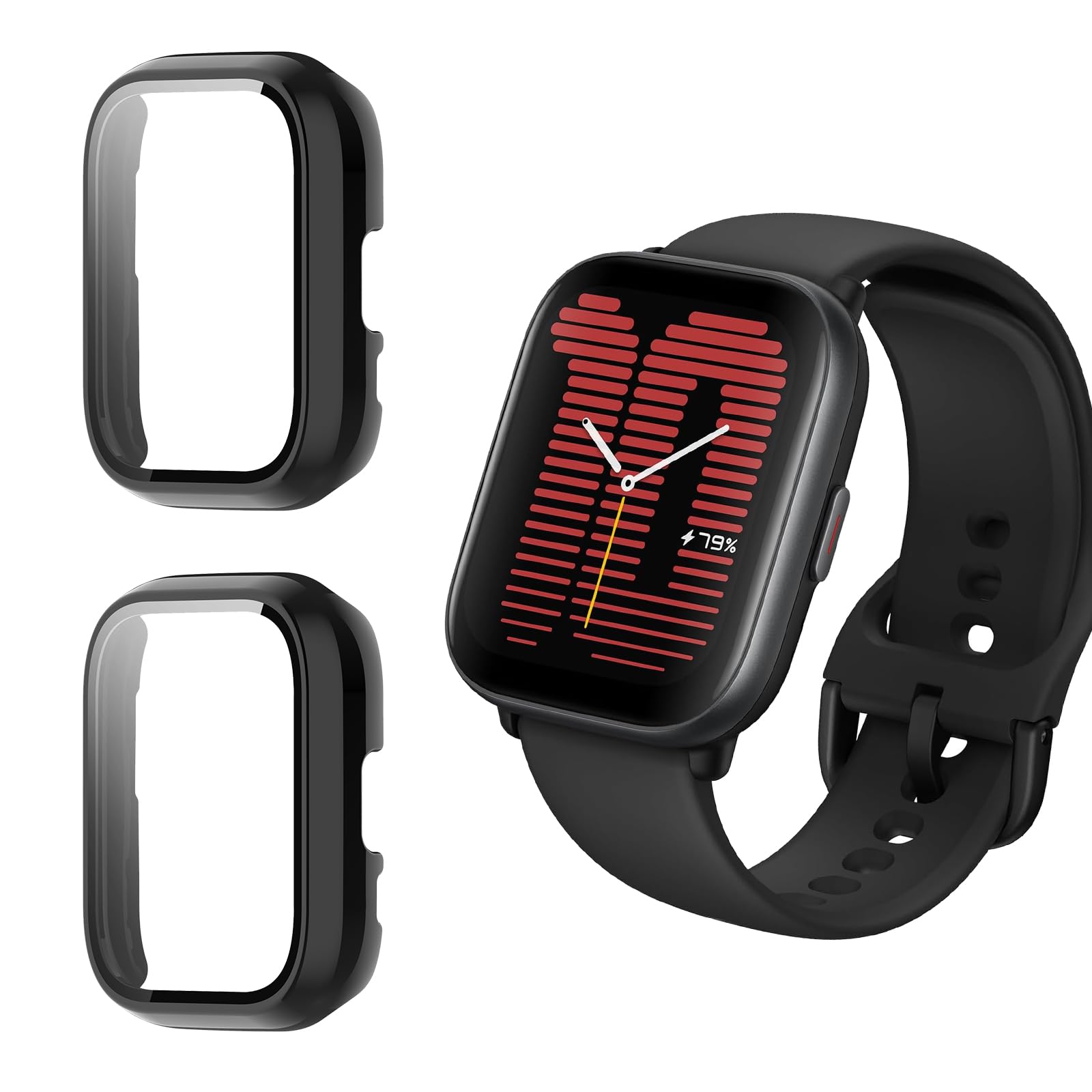 Per Xiaomi Amazfit GTR 2 eSIM / 2e 2 Orologio Copertura Completa Placcatura Curva 3D Pellicola Protettiva per Schermo in PMMA PET Morbido - Vetro Non Temperato acquista in modo economico - spedizione