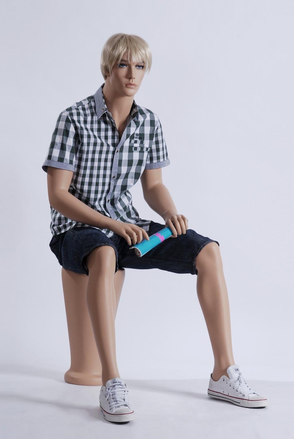 SDKW12F /  Male Sitting Mannequin