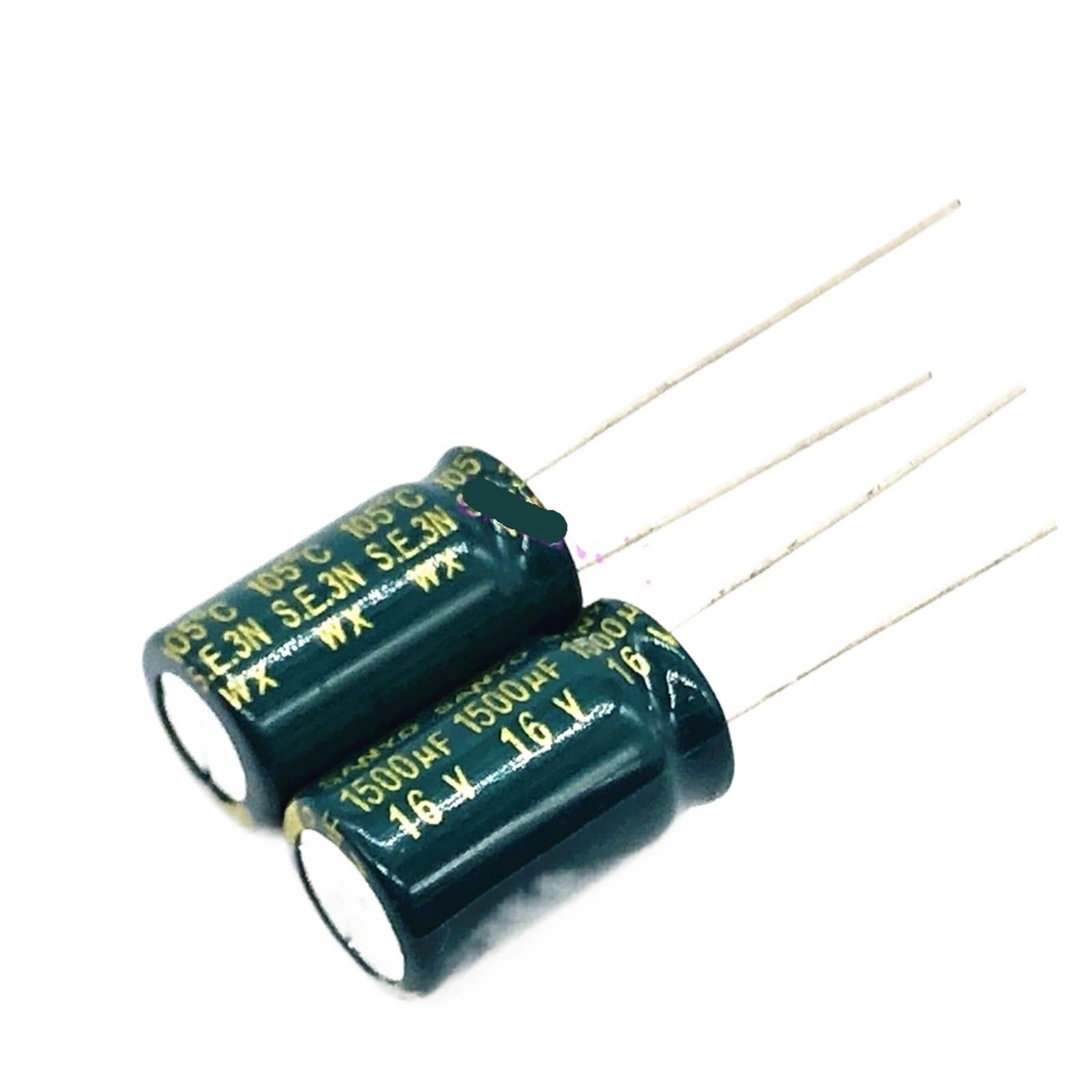 ICXLPMC 30pcs/lot 1500uf16V High Frequency Low Impedance Aluminum Electrolytic Capacitor Size 10 * 20mm 16V 1500uf 20%