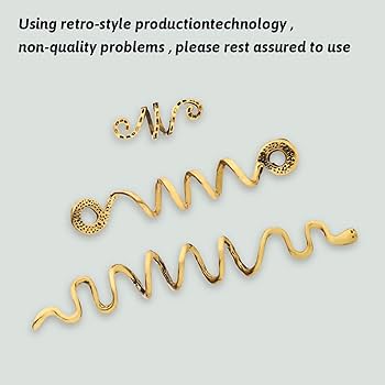 Amazon.co.jp: COMNICO 18ピース ゴールド ヘアアクセサリー