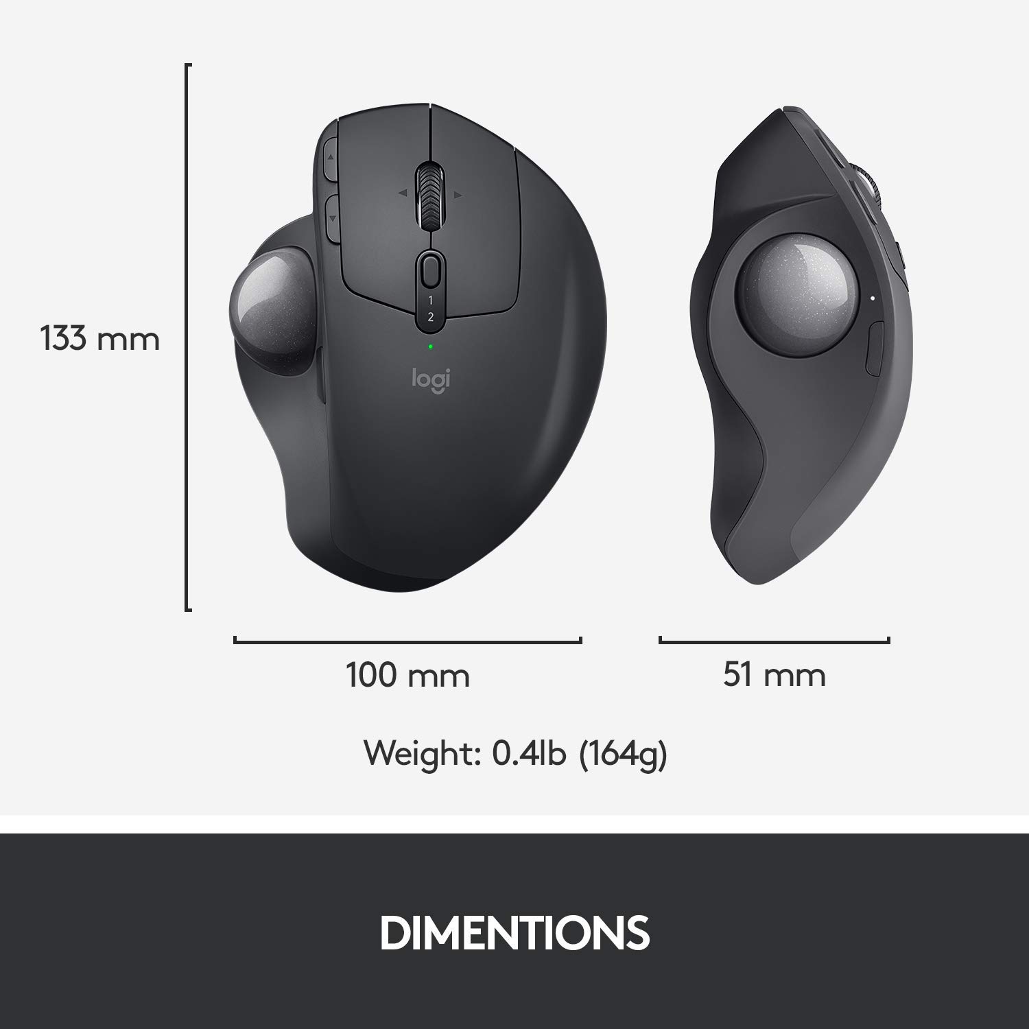 Logitech MX Ergo Graphite EMEA WRLS