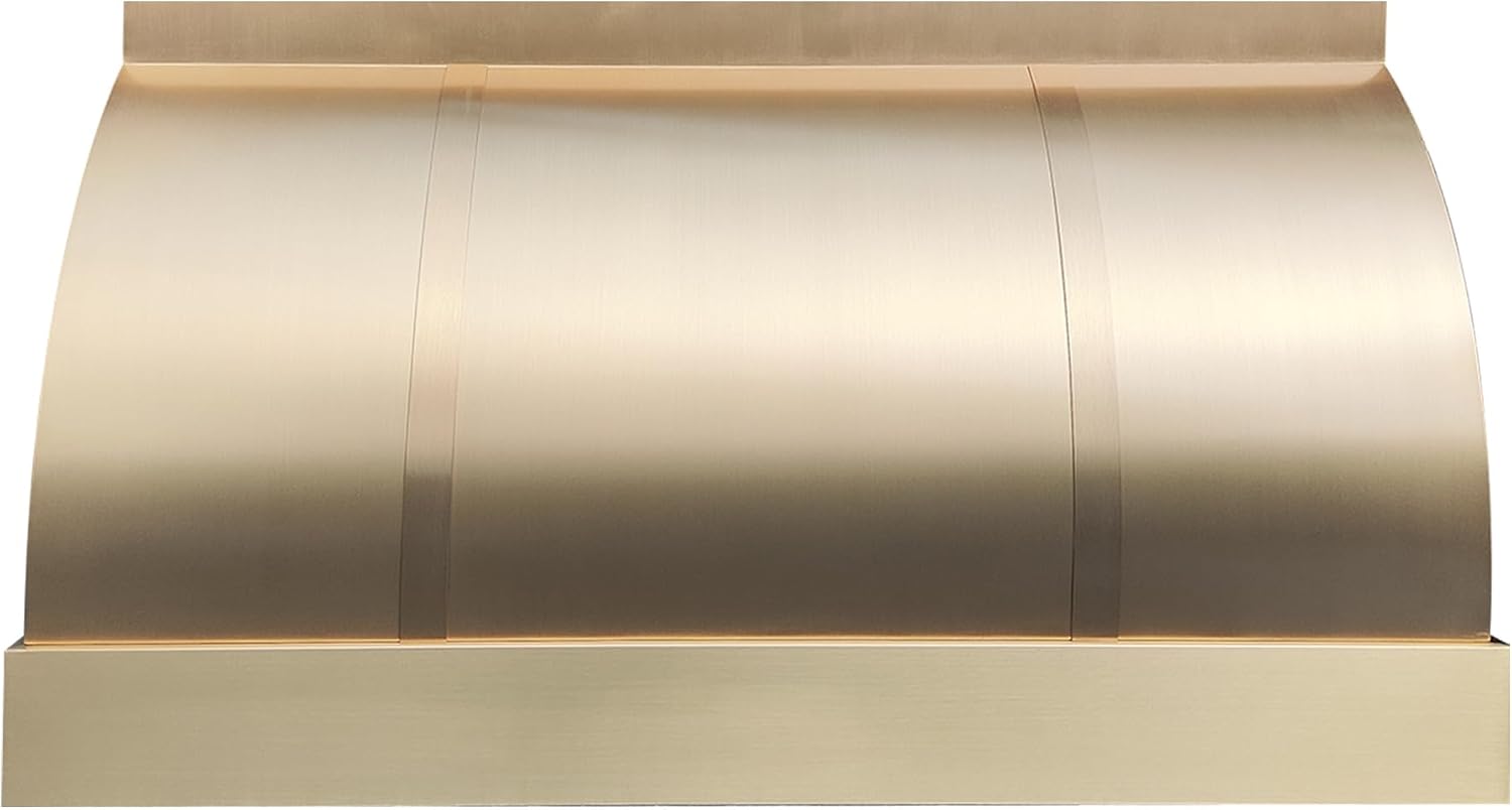 SINDA Stainless Steel Range Hood, Hand-Crafted with a High CFM Vent Motor, Includes SUS 304 Liner and Baffle Filter, 61"W x 37.5"H x 23"D, Wall Mount, In Stock