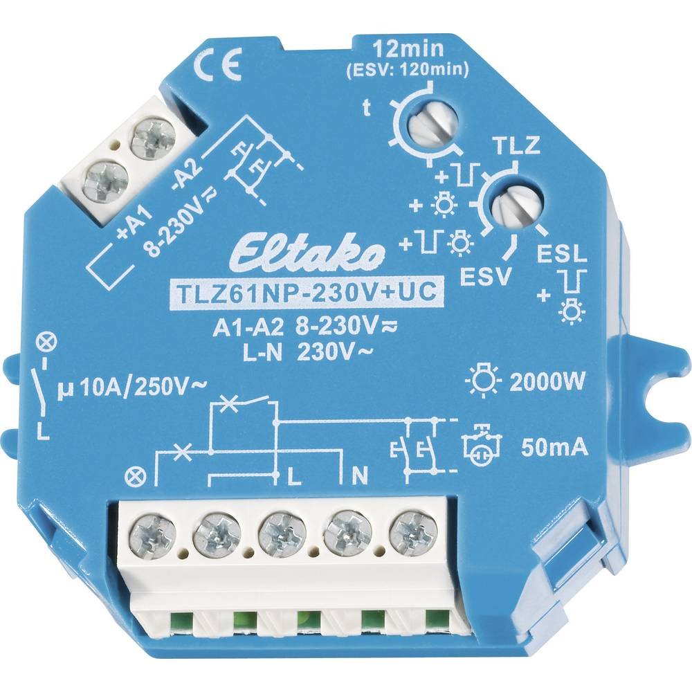 Eltako Light 61100301 Stair Timer Switch Flush-Mounted 230 V