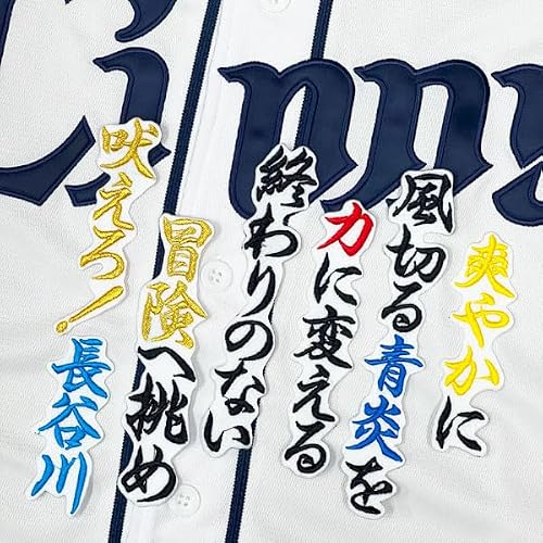 西武 ライオンズ 刺繍ワッペン 長谷川 信哉 応援歌 白布 ユニフォーム 応援 長谷川信哉 西武 ライオンズ 刺繍ワッペン 長谷川 信哉 応援歌 白布 ユニフォーム 応援 長谷川信哉