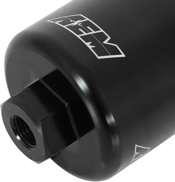 AEM 25-200BK High Volume Fuel Filter - Black