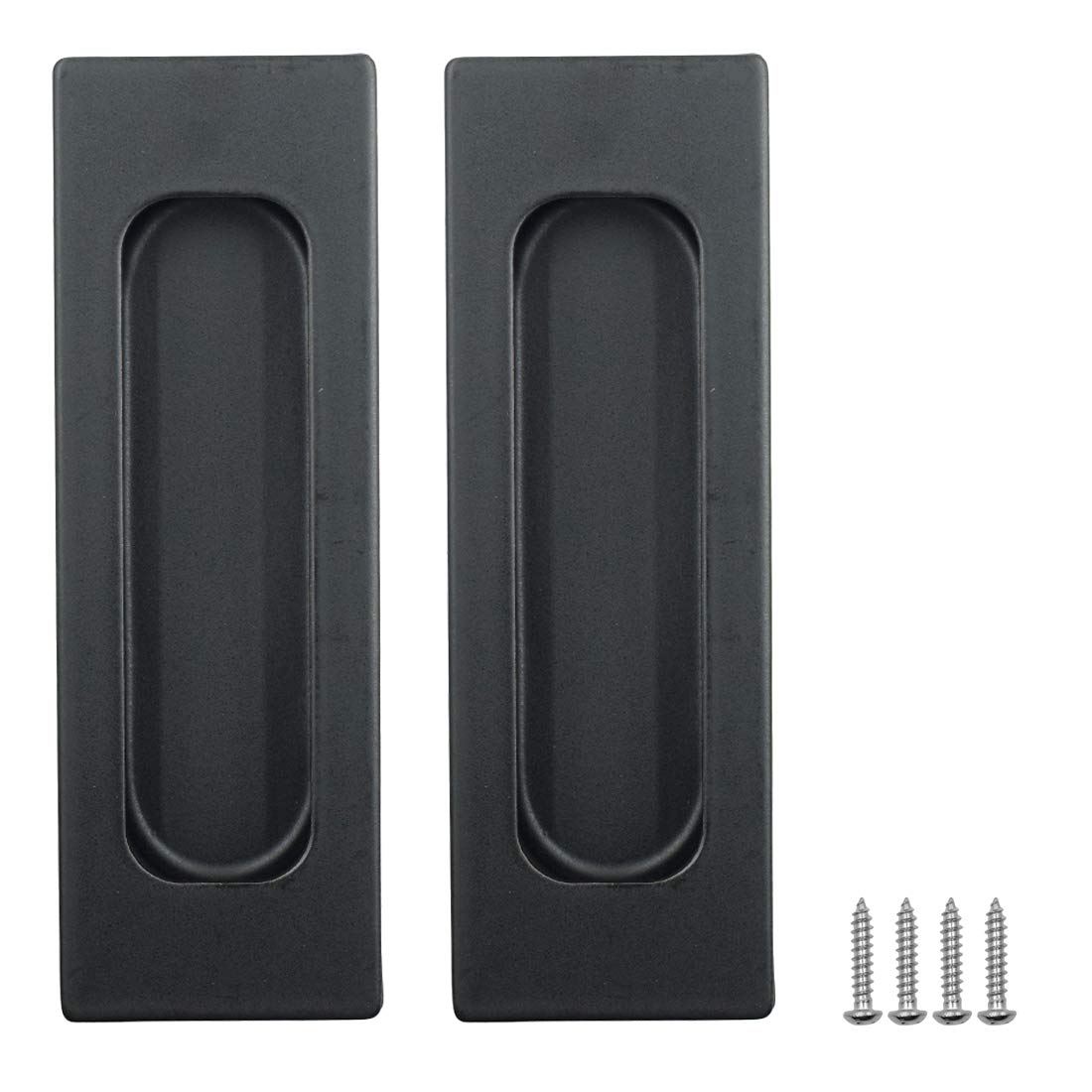 Buy TOUHIA 2pcs Rectangular Recessed Flush Pull Handle Sliding Door