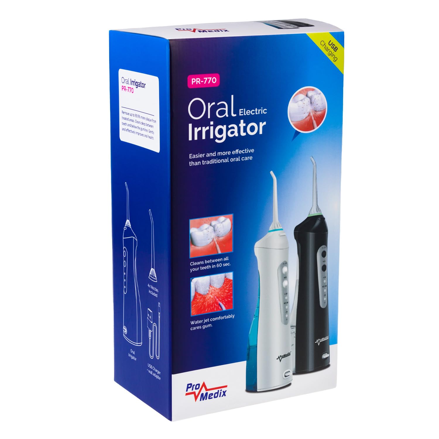 PR-770 IPX7 Irrigatore Dentale Wireless 3 Modalità Di Funzionamento 8,5 Bar