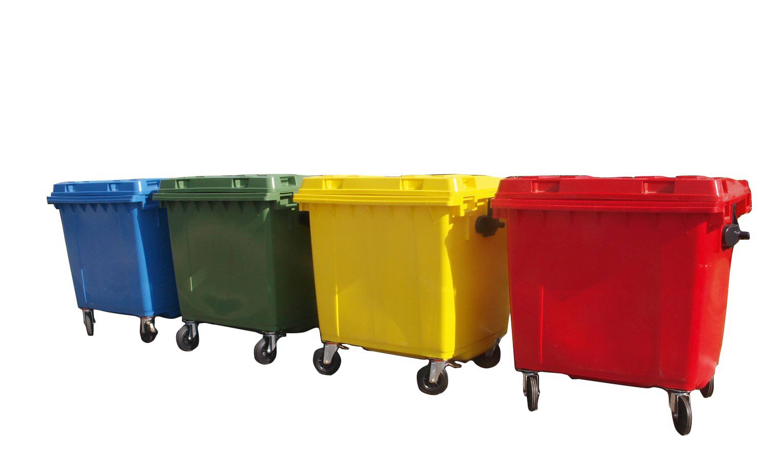 Conteneur à déchets 660 l Jaune