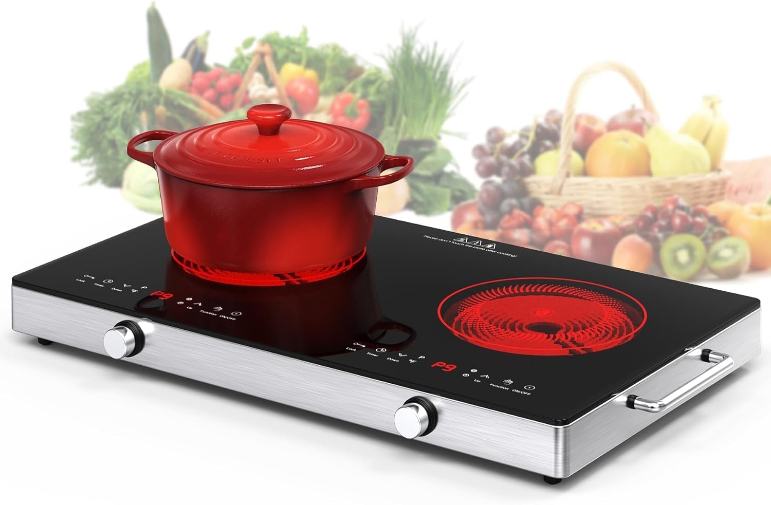 VBGK Electric Cooktop,110V 2400W Electric Stove Top
