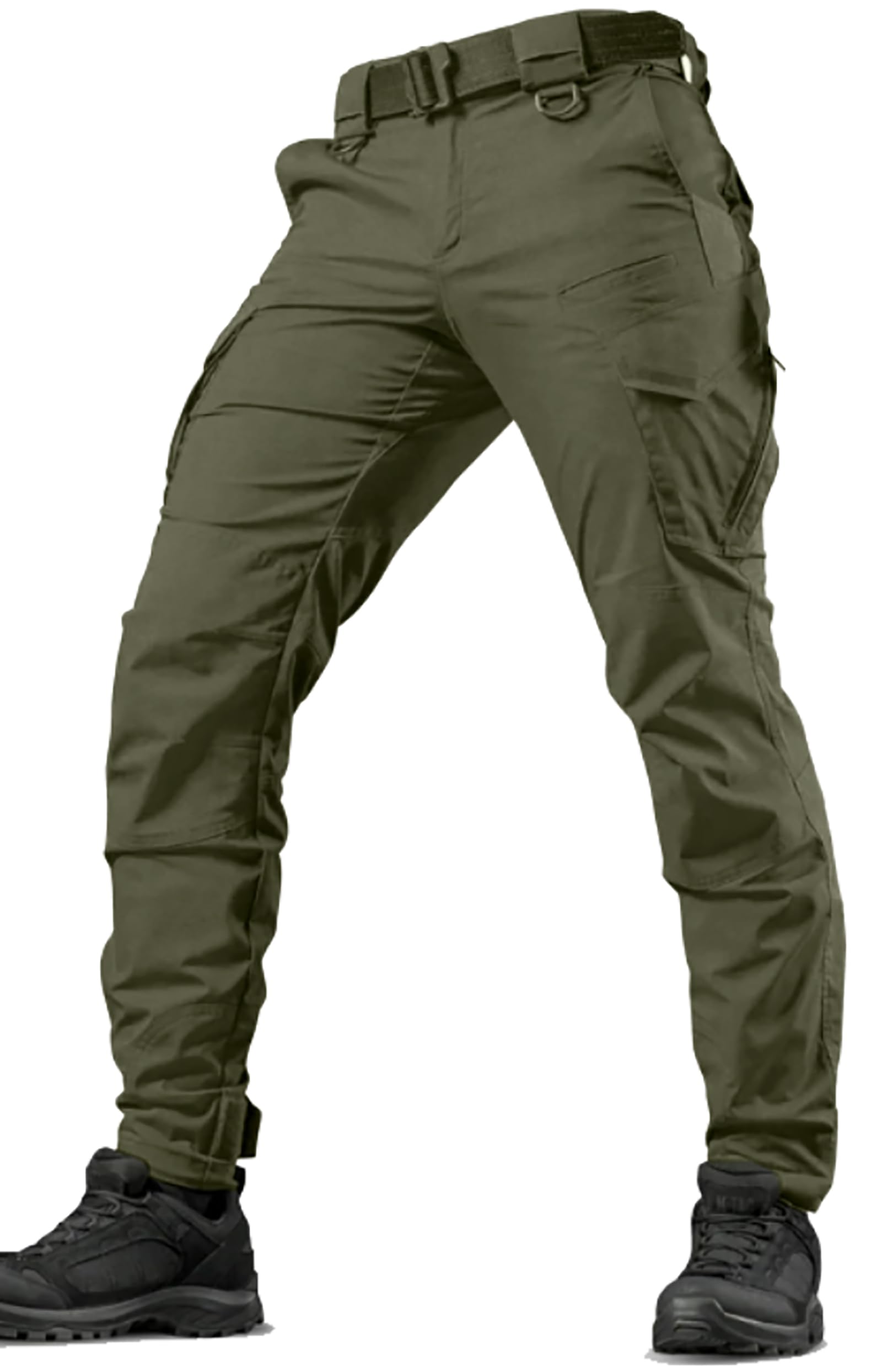 ZITY Arbeitshosen Männer Taktische Hose Cargohose Herren Elastische Taille Wanderhose Outdoor Bergsteigen Hosen mit Mehrfach Taschen