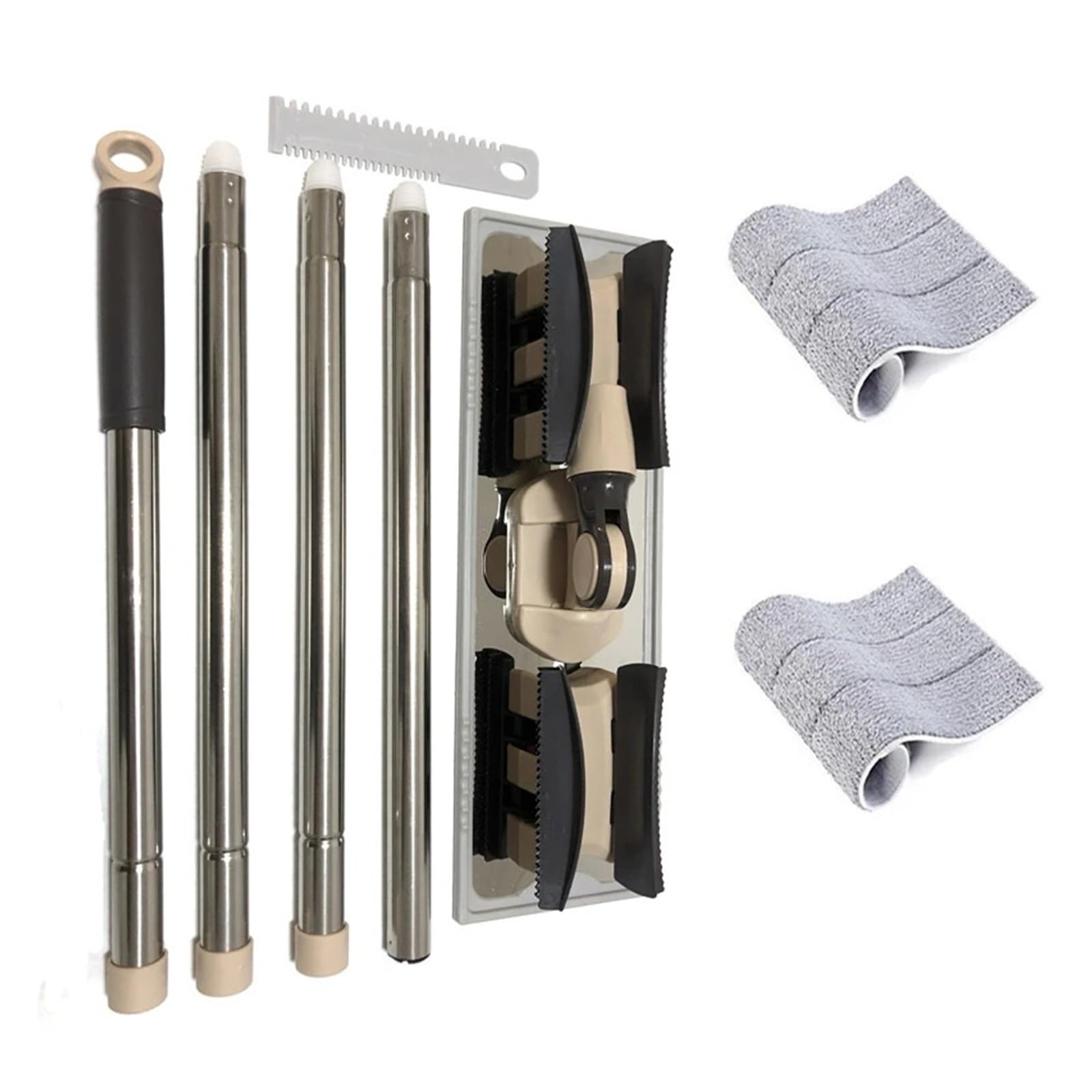 Fregona doméstica Rectangular extendida, fregona giratoria de 360°, 150 cm