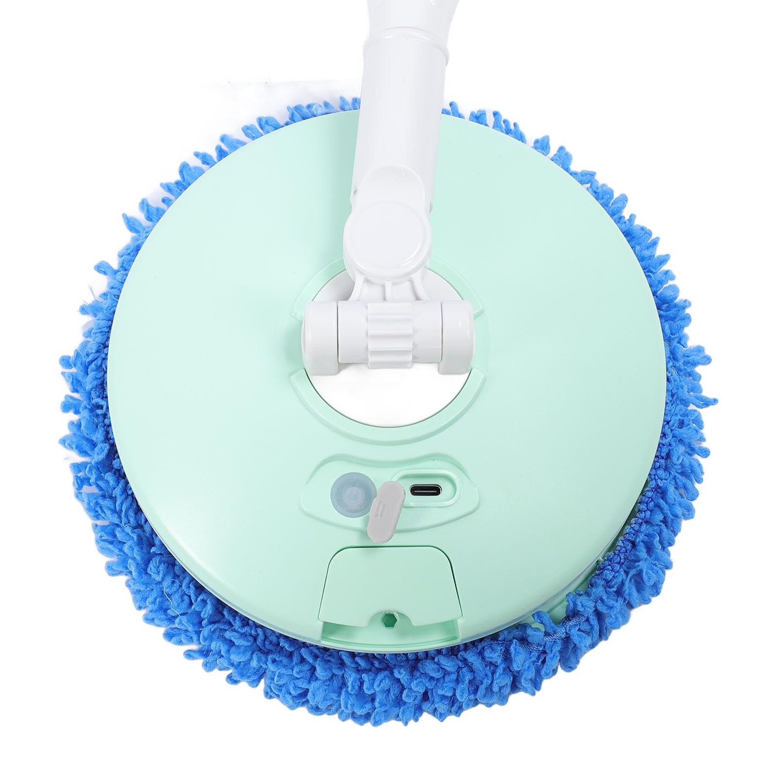 Elektryczna szorowarka wirowa Bezprzewodowa szczotka do czyszczenia Automatyczny obrotowy mop do mycia samochodu z teleskopową rączką Miękkie włosie do domu Płytki szklane w (Zielony)