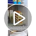 Image of Plastic Automatic Rolldown Refrigerator Rectangular 4 Tier Egg Rolling Dispenser, Holds Up To 30 Eggs, Holder For Fridge Storage - Grey (GRAY)