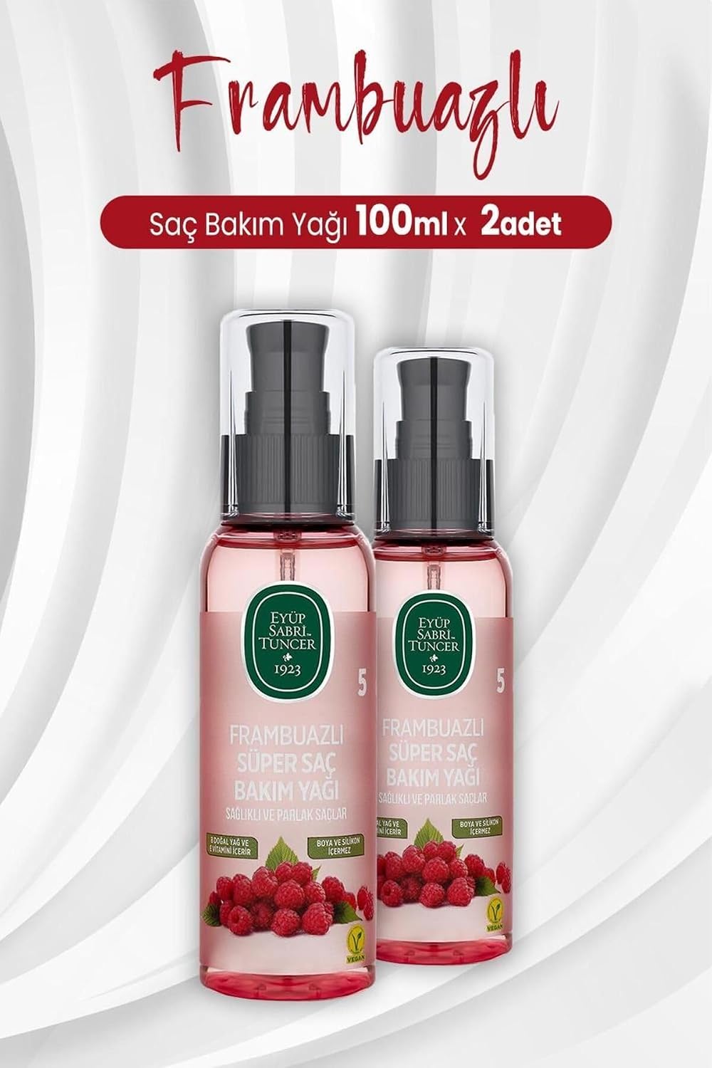Eyüp Sabri Tuncer Frambuazlı Süper Saç Bakım Yağı 100 ml x 3 Adet