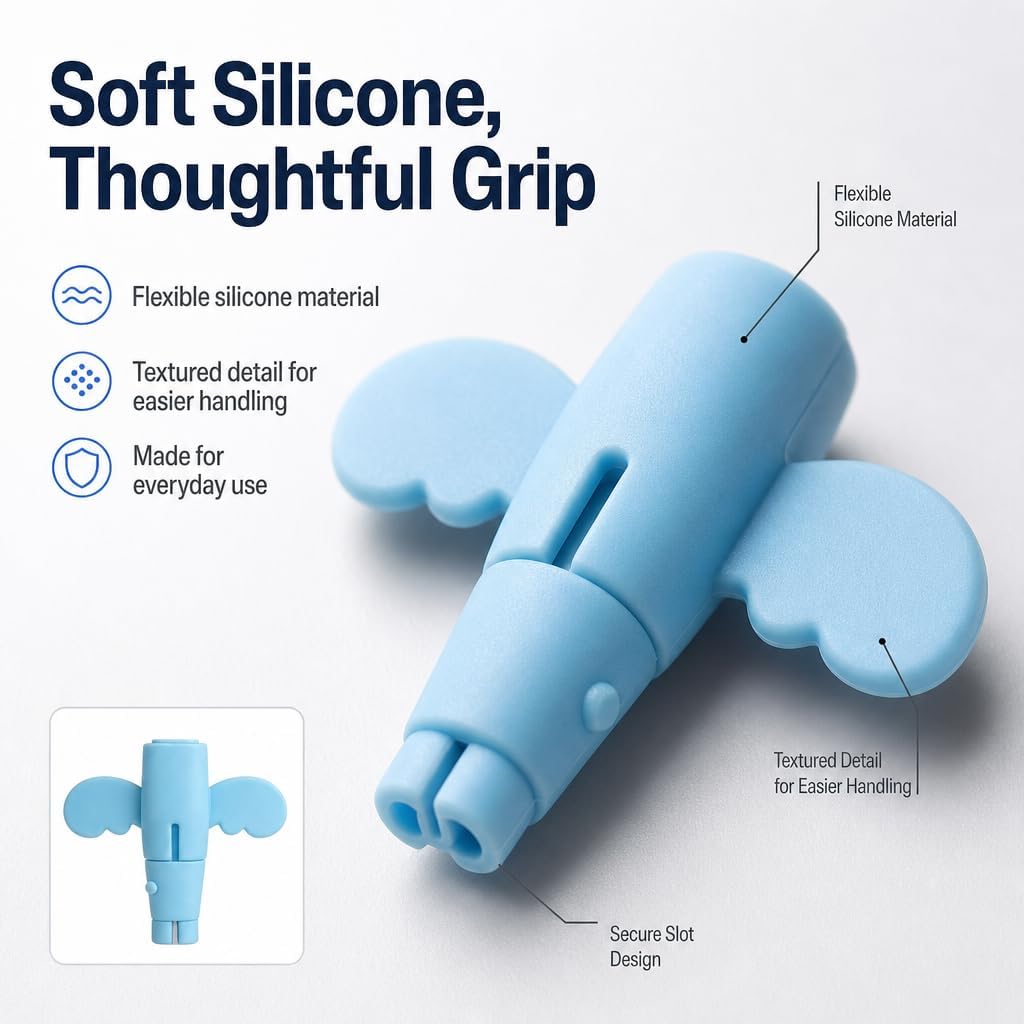 Silicone Charger Cable Protectors, Universal Non-Slip Cord Saver, Cute Wing Cable Saver, Double-End Silicone Data Cable Protection Cover Cord Organizer (Mix, 4PCS)
