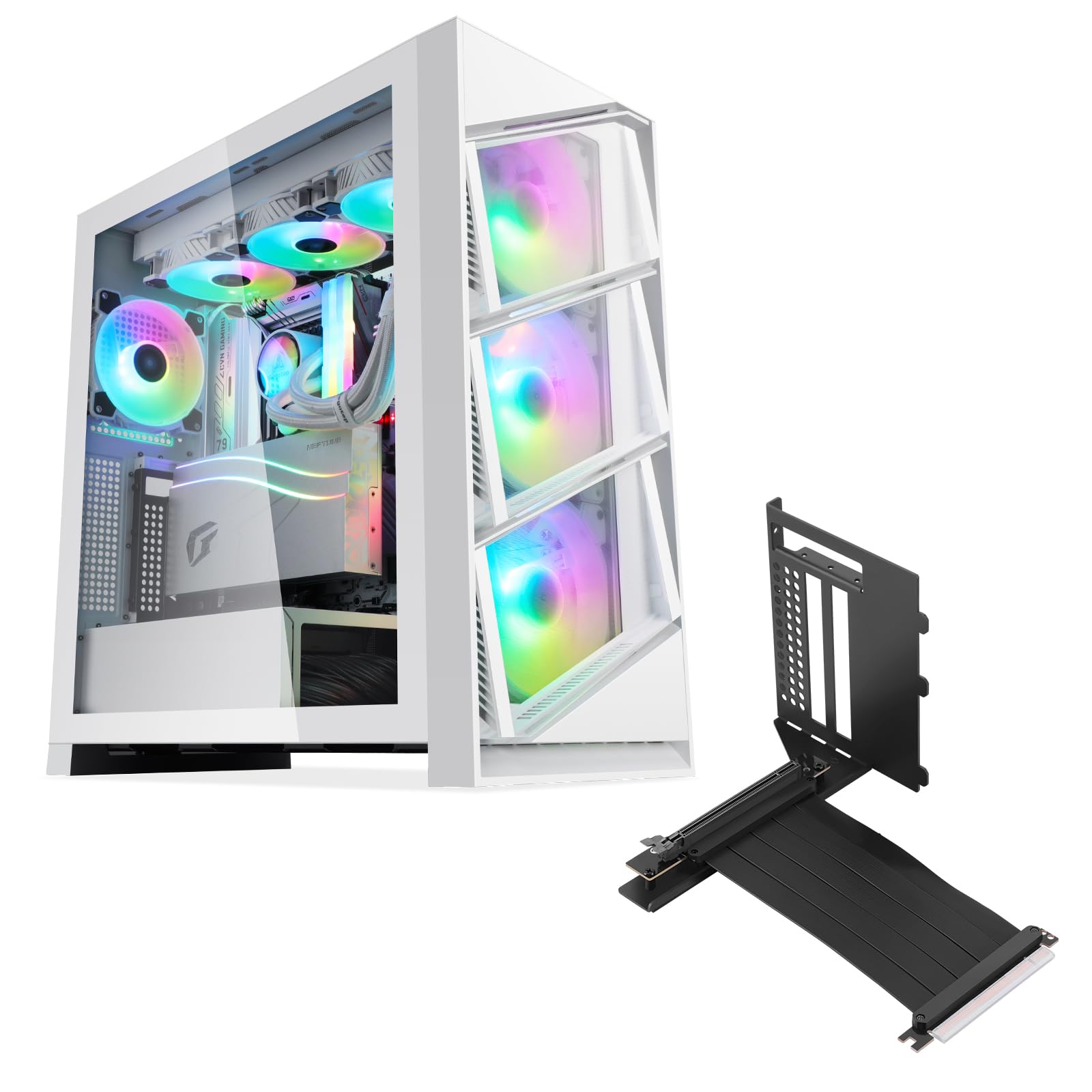 Segotep Vertical Gpu Support Segotep T1 Full-Tower E-ATX Gaming PC