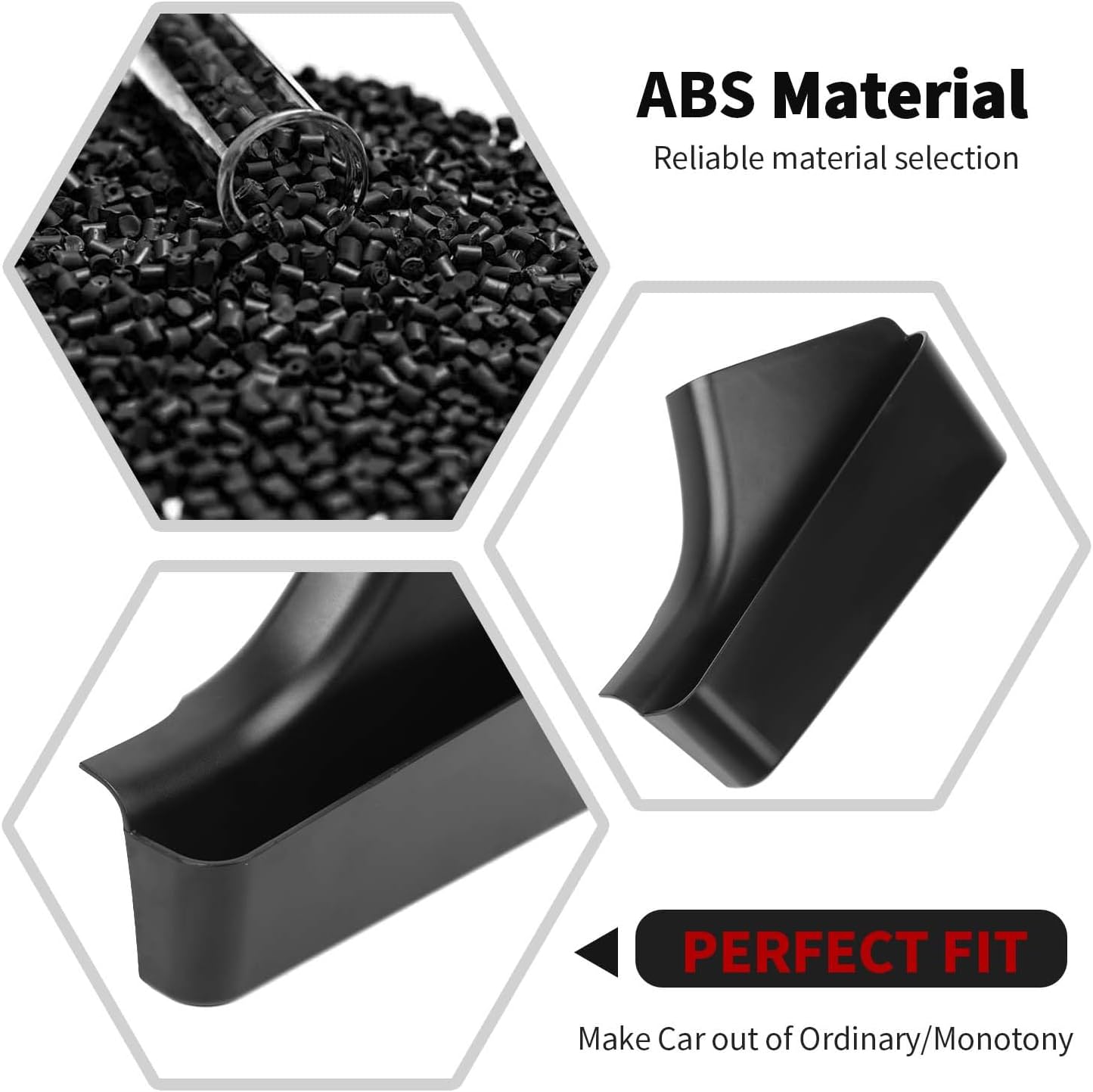 RT-TCZ Center Console Gear Shift Side Storage Box Tray Organizer Interior Accessories Compatible with Chevrolet Colorado 2014-2022,for GMC CANYON 2014-2022