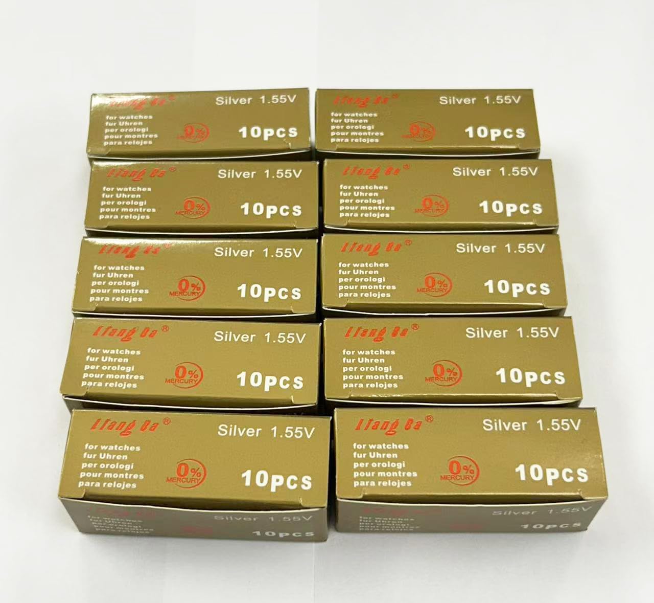 SR44 ボタン電池 時計電池 時計用電池 酸化銀ボタン電池 (10箱（100個）)