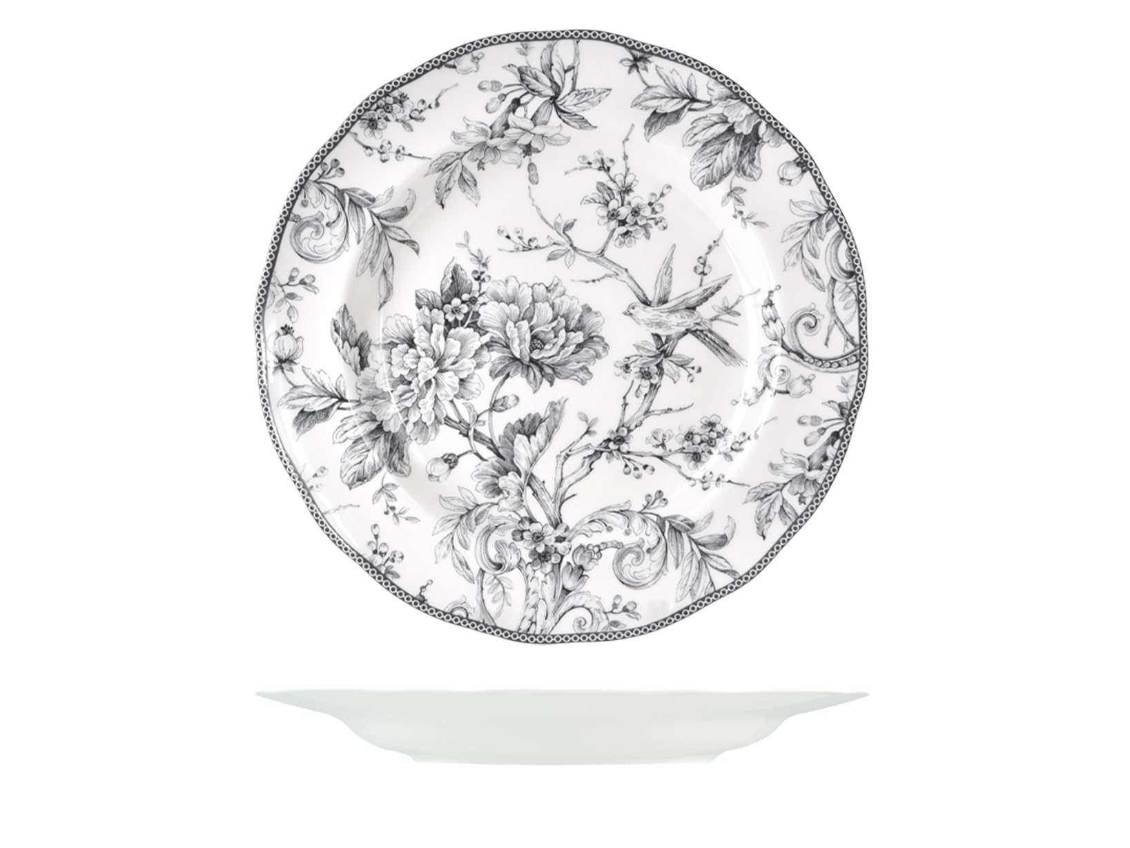 H&H Piatto da Portata Mayfair in Porcellana cm 32.5