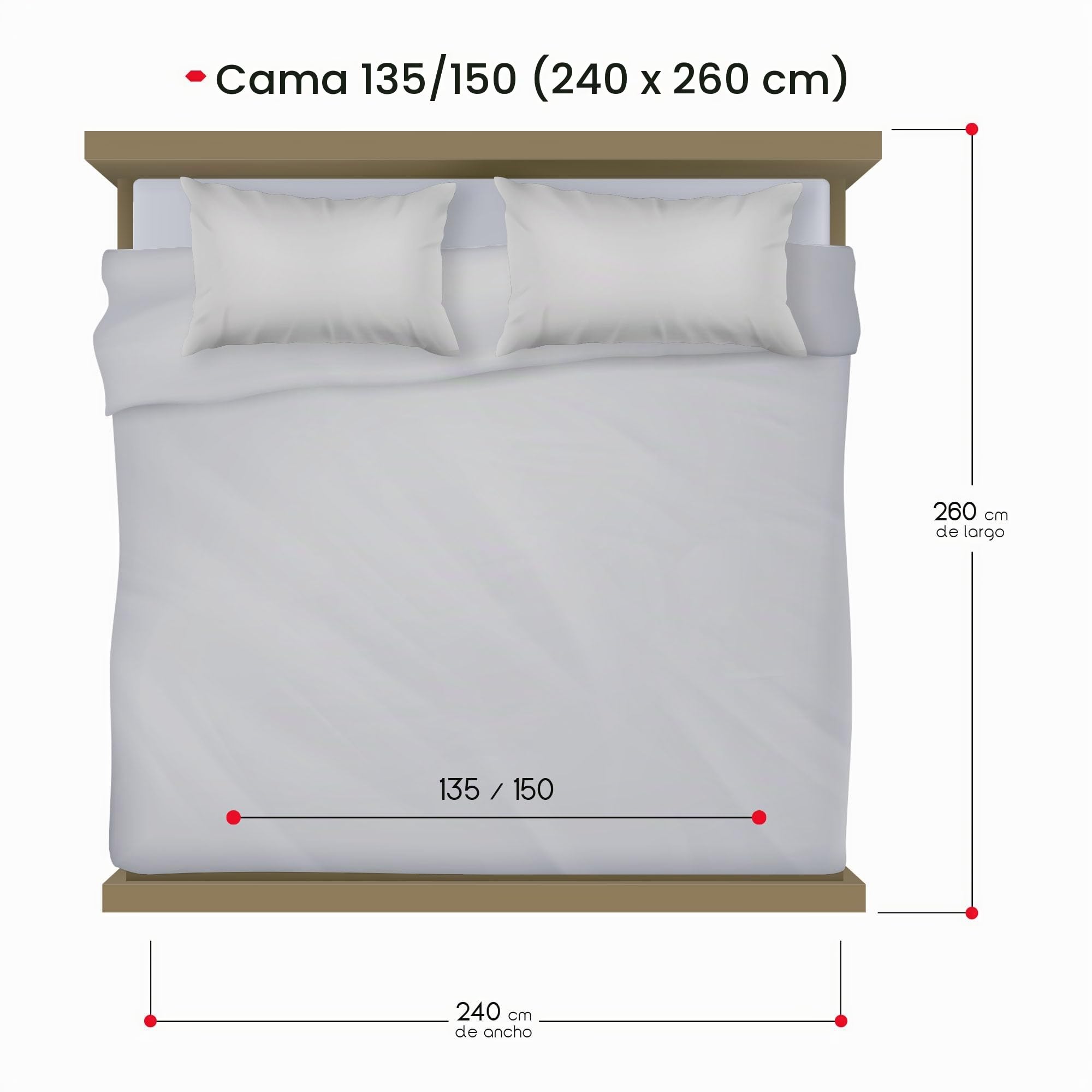 TIENDA EURASIA – Edredón Borrego Liso | Material Externo 100% Poliéster y Material Interno Sherpa Polar | Función 2 en 1 | Funda de Almohada | Edredon Borreguito Cama (Gris Claro, Cama 135/150)